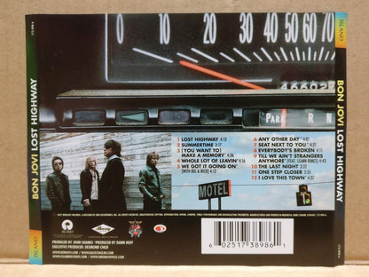 Bon Jovi Lost Highway 2007 Rare Special Indonesia Edition English CD FCS9553