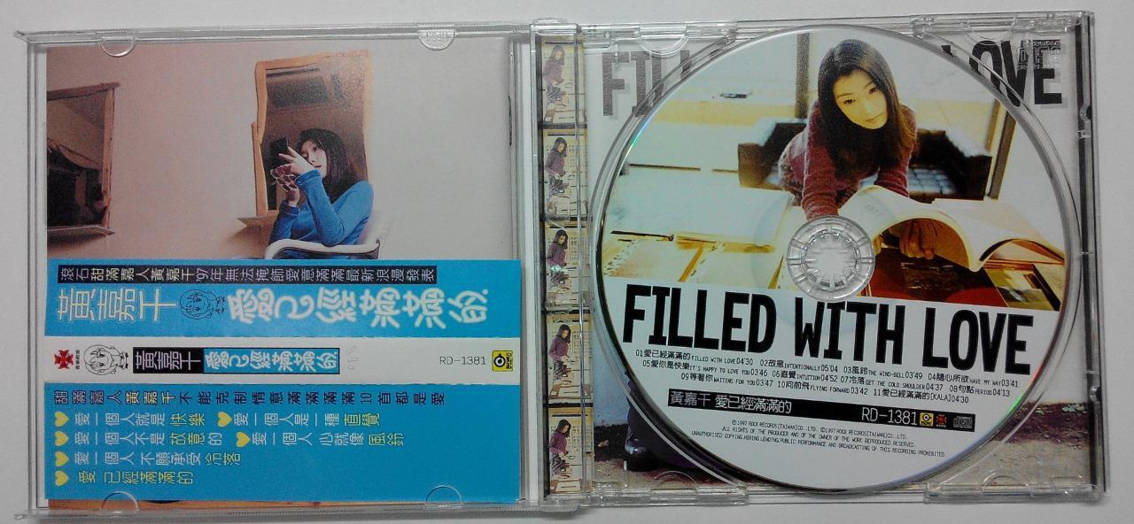 Taiwan Huang Jia Qian Filled With Love 1997 Rock Taiwan CD FCB748