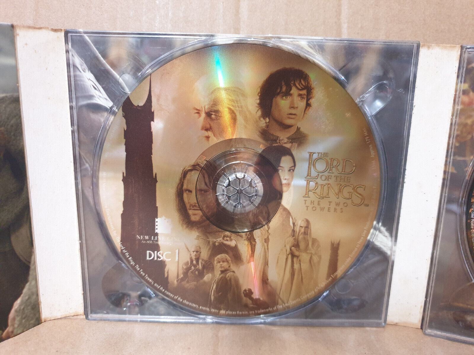 The Lord of The Rings The 2 Towers Singapore Video 3x VCD (FCB2545) E