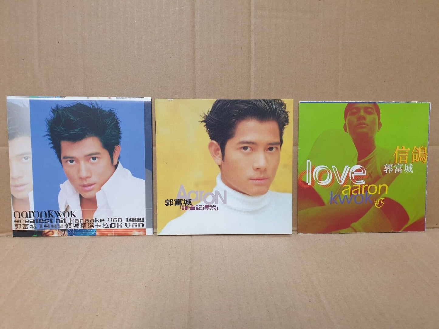 Aaron Kwok 郭富城 Chinese 7x CD + VCD +(2x VCD)+(CD+VCD) Set Lot Of 10 (FCS10346) L