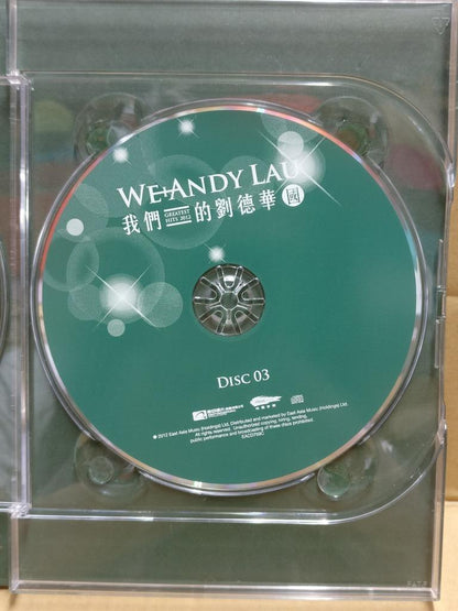 Hong Kong Andy Lau 刘德华 我们的刘德华 Unique Lyrics Booklet 2012 Chinese 3x CD FCBL167