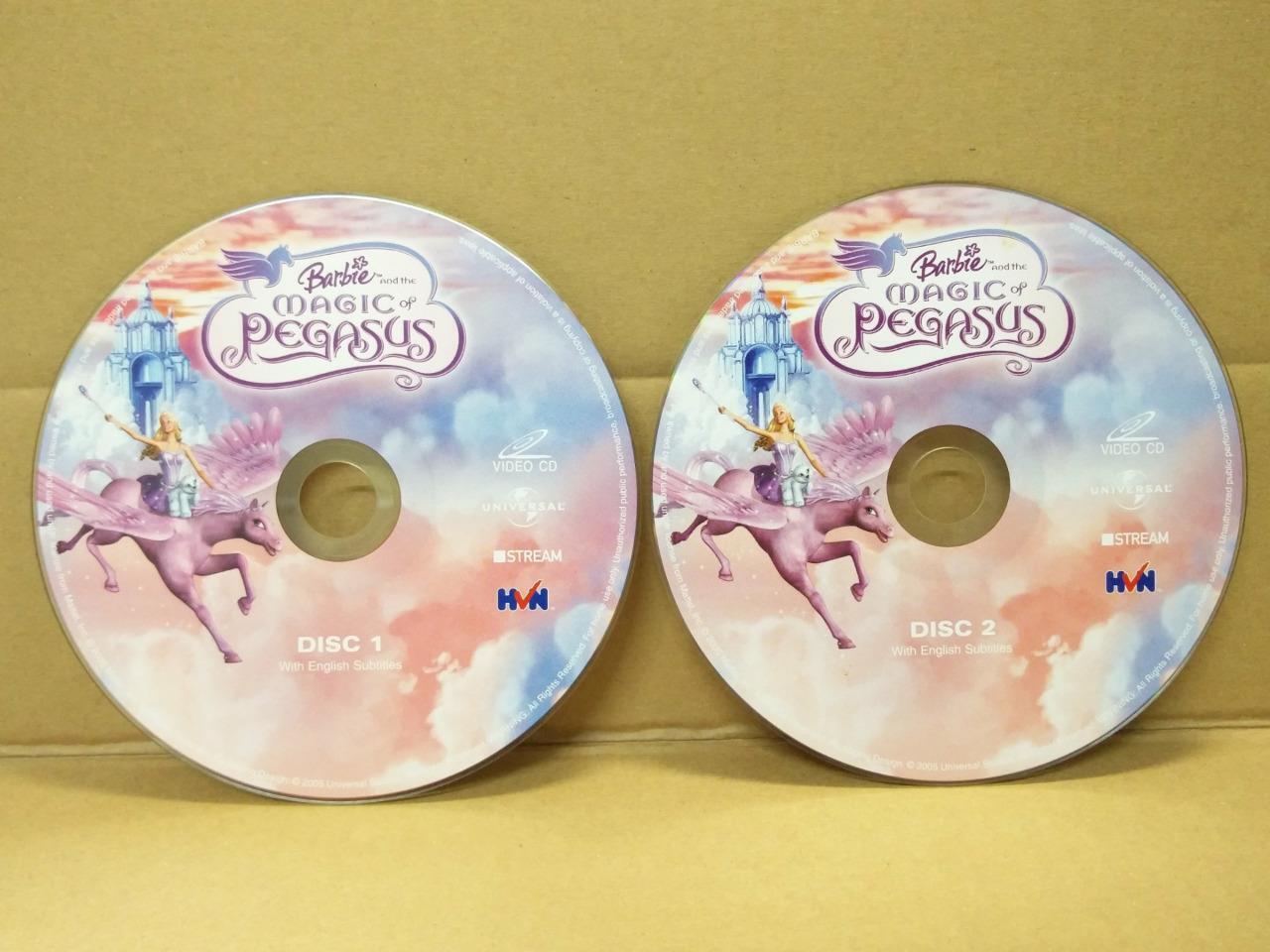 Movie Cartoon Animation Barbie & The Magic Of Pegasus Singapore 2x VCD FCS8319