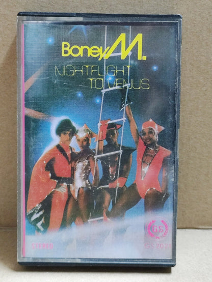 AMM68 BONEY M NIGHT FLIGHT TO VENUS RASPUTIN ENGLISH SINGAPORE CASSETTE (CS2285)