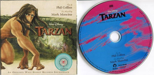 Walt Disney Movie Tarzan OST Mega Rare Sony Music Asia CD + VCD Video CD FCS4536