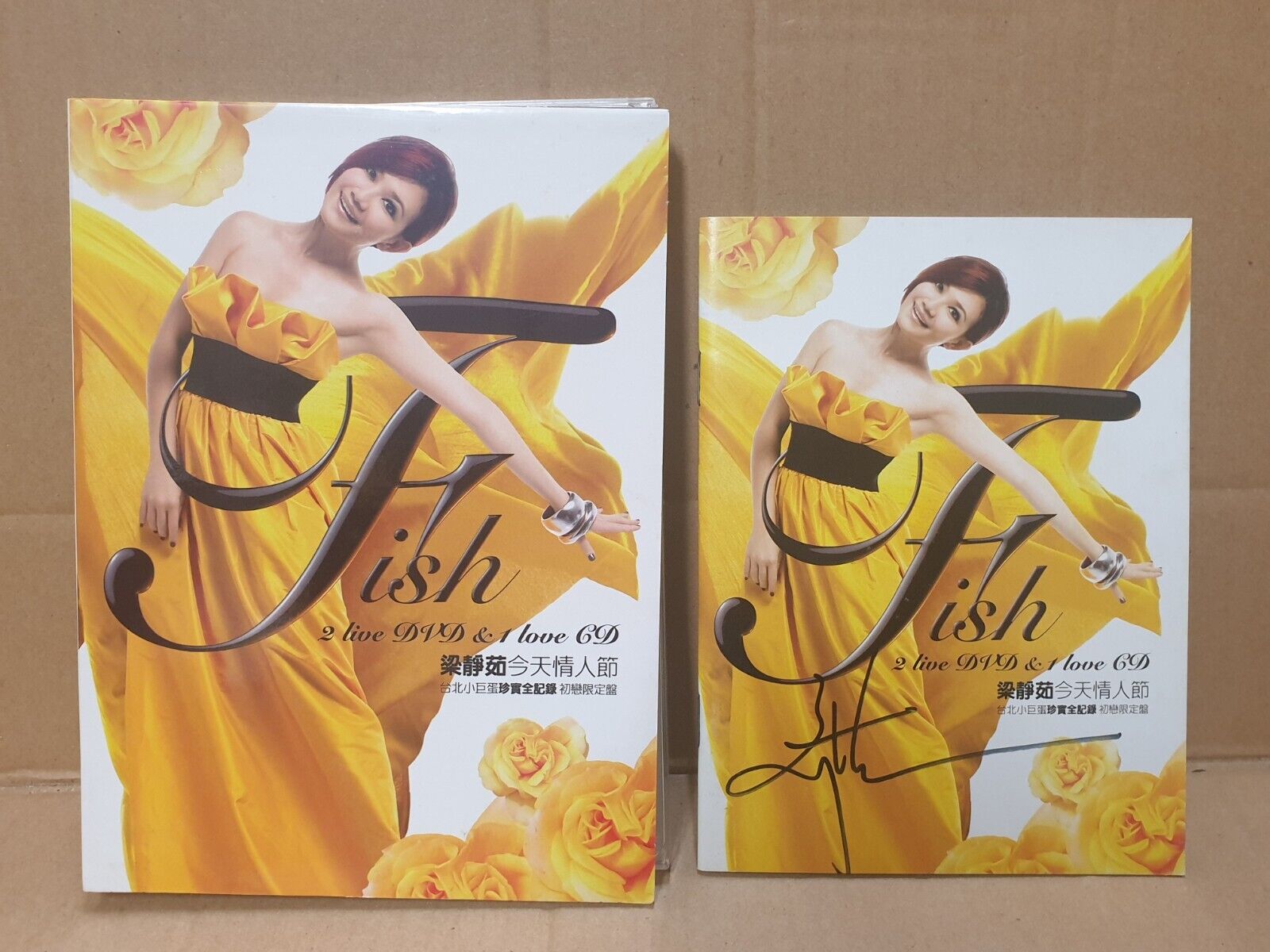 Malaysia Fish Leong 梁静茹 今天情人节 2008 Autograph Chinese CD + 2x DVD (FCB2477)