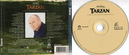 Walt Disney Movie Tarzan OST Mega Rare Sony Music Asia CD + VCD Video CD FCS4536