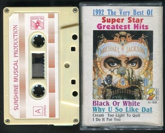 Mega Rare Michael Jackson On Cover Scorpions Metallica Singapore Cassette CS293