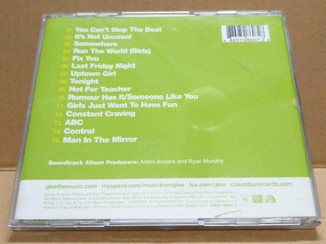 GLEE The Music Season 3 Vol.7 2011 Mega Rare Sony Music Singapore CD FCB1415