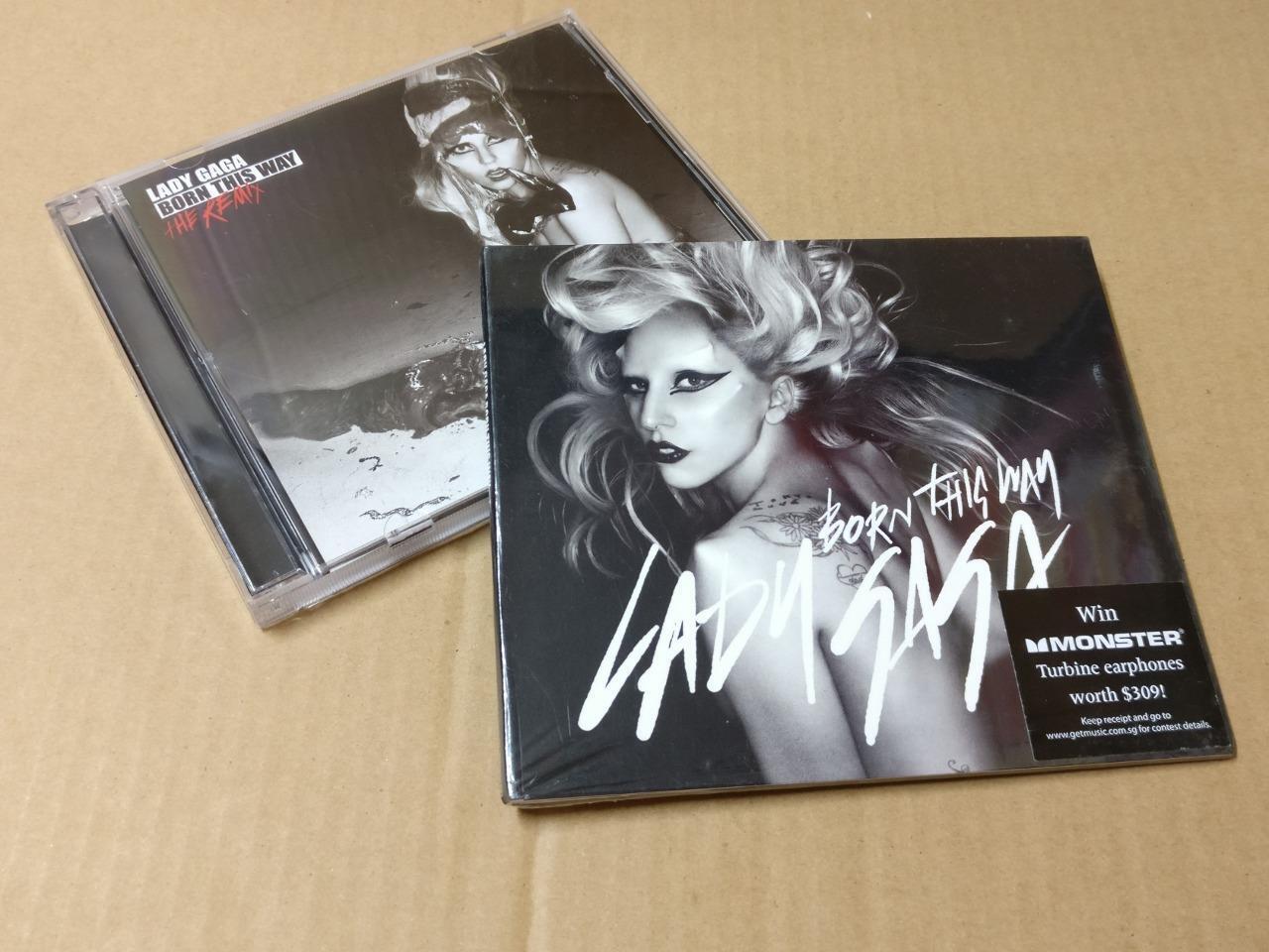 New & Unsealed Lady Gaga Born This Way The Remix 2011 Singapore 2x CD FCB2020