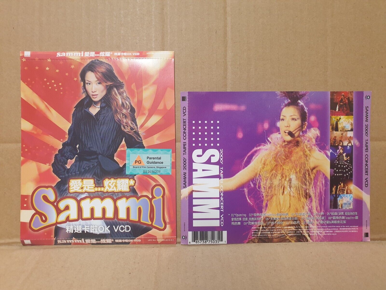 Sammi Cheng  郑秀文 鄭秀文 Chinese CD+(CD+VCD)+3xVCD, etc Set LOT Of 11 (FCS10351) L