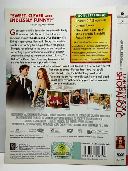 Movie Confessions of a Shopaholic DVD Disc & Cover Region 3 (NO Case) (DC033)