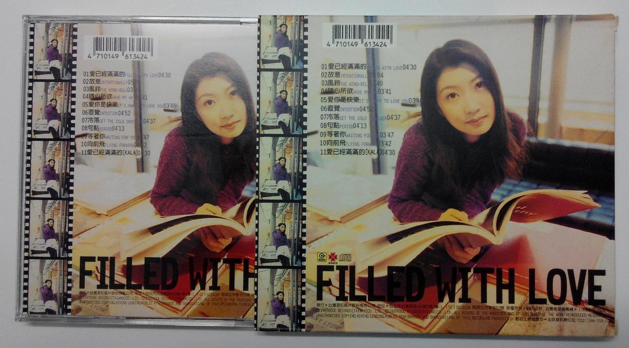 Taiwan Huang Jia Qian Filled With Love 1997 Rock Taiwan CD FCB748