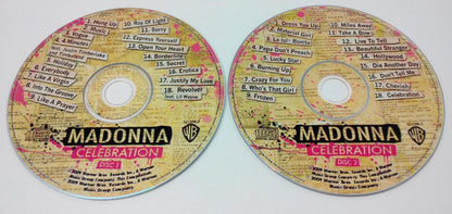 Mega Rare MADONNA Celebration Argentina Edition with A Poster 2x CD FCB966