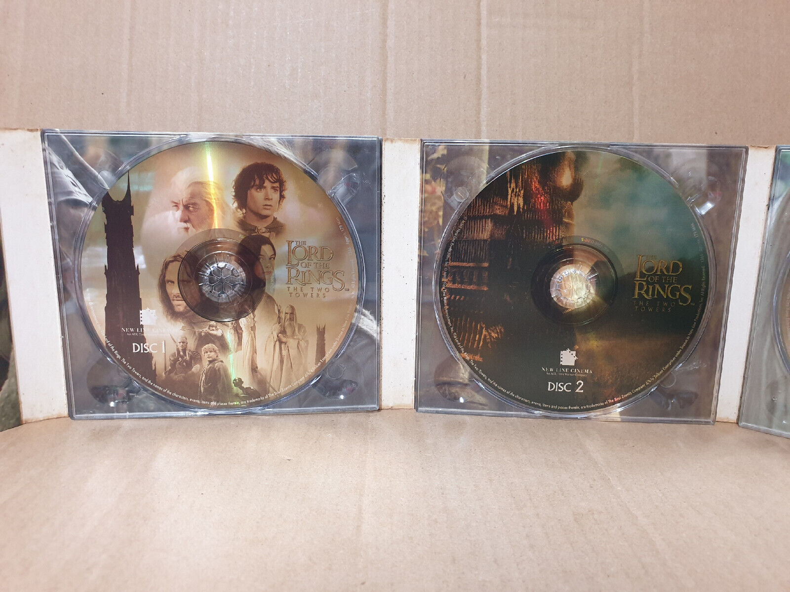 The Lord of The Rings The 2 Towers Singapore Video 3x VCD (FCB2545) E