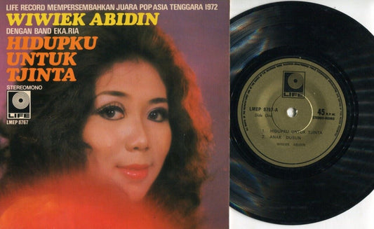 Malay Diva Wiwiek Abidin & Eka Ria Band Life 7" EP MEP061