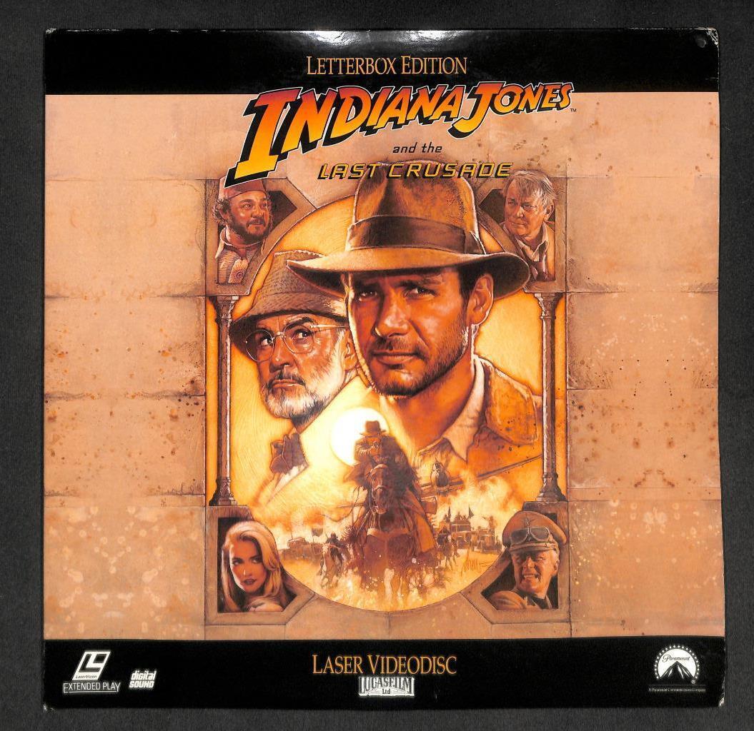 Movie Indiana Jones & The Last Crusade Harrison Ford G/F 2x Laserdisc LD1466