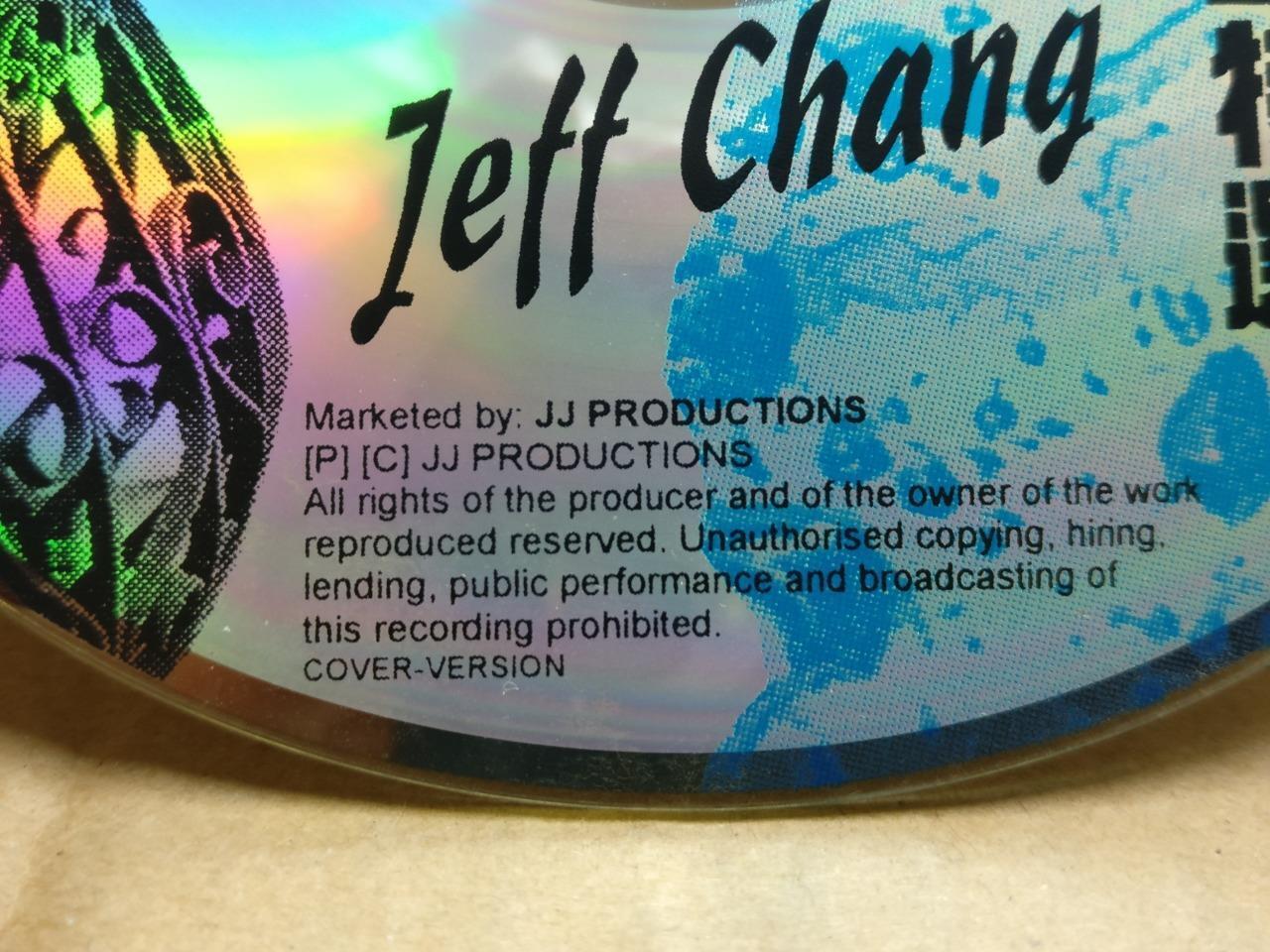 Taiwan Jeff Chang 張信哲 张信哲 On Cover Only Singapore Chinese CD FCS9983