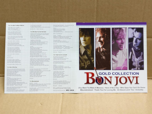 Bon Jovi Band On Cover Only Rare Singapore English CD FCS9939