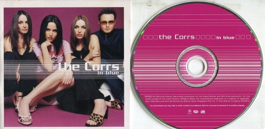 The Corrs In Blue 2000 Warner Music Mega Rare Singapore CD FCS2498