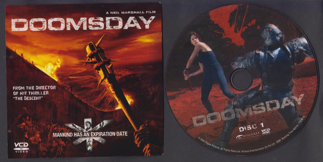 Movie Doomsday Rhona Mitra Bob Hoskins Rare Singapore Video CD 2x VCD FCS6533