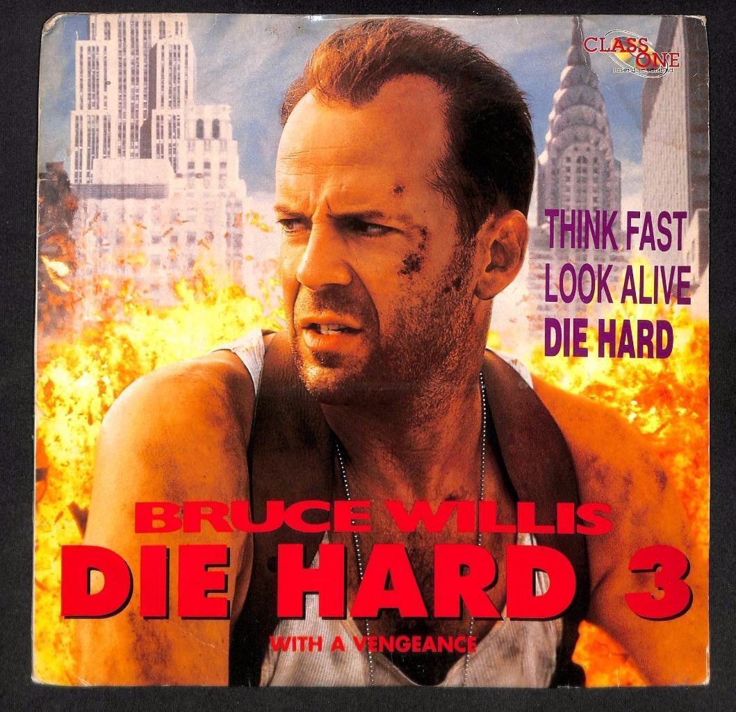 Action Movie Die Hard w/ A Vengeance Bruce Willis Malaysia LD Laserdisc LD1187