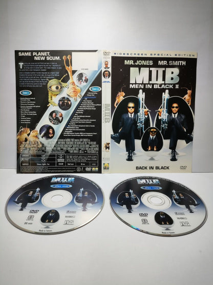 Movie MIB Men In Black II Will Smith DVD Disc & Cover Region 3 (NO Case) (DC048)