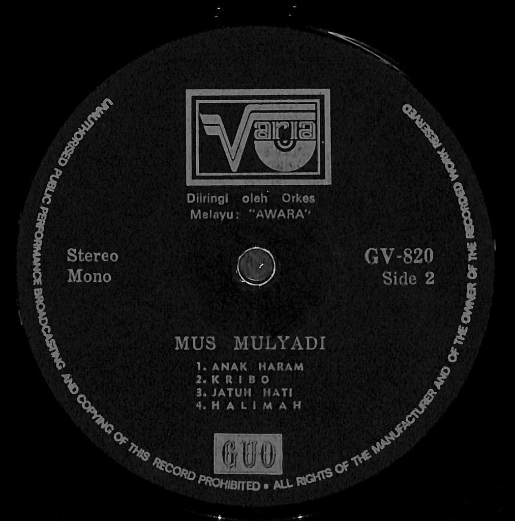 Indonesia Mus Mulyadi & Rare Awara Band Siksa Kubur Singapore LP MLP565