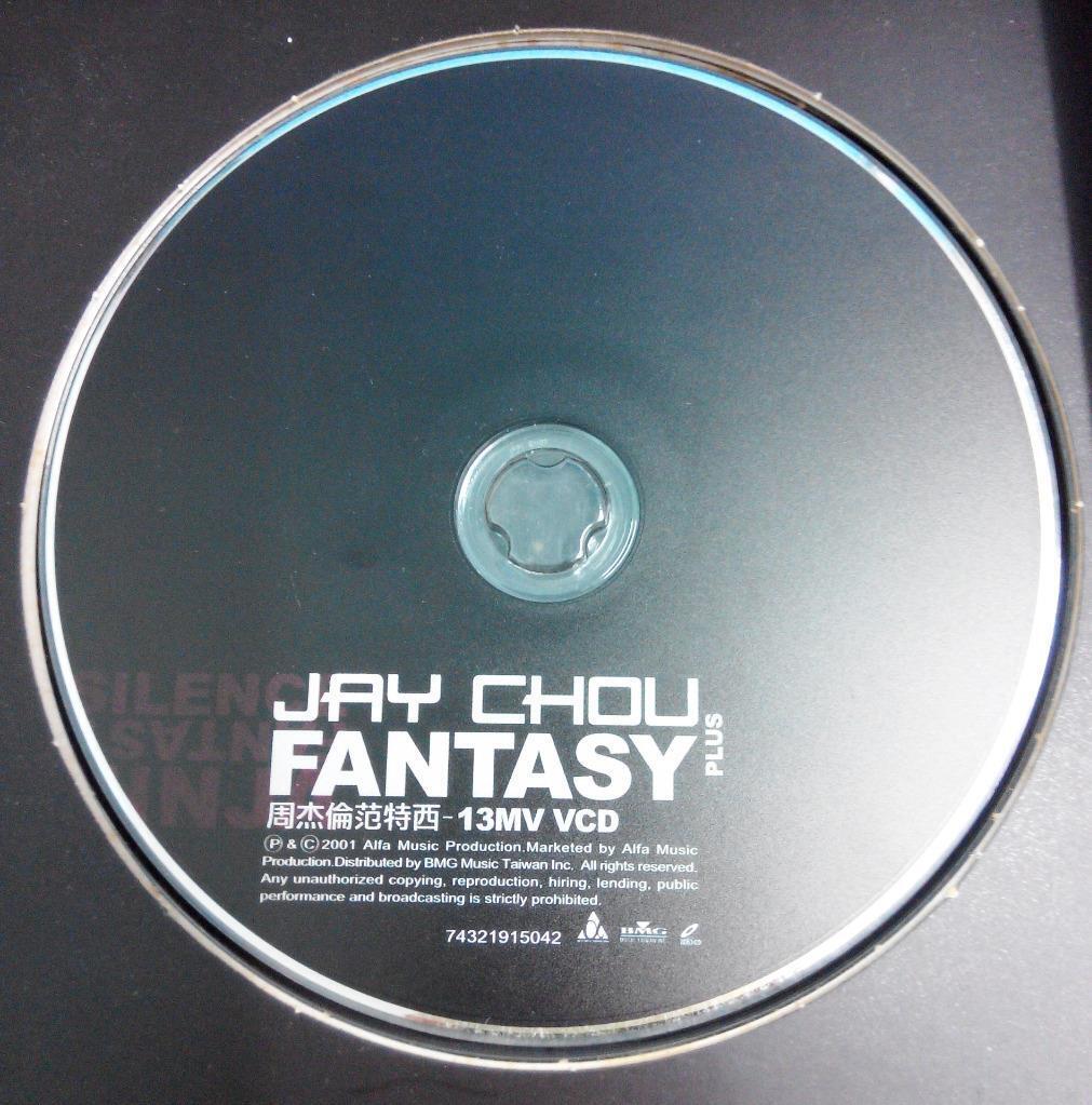 Taiwan Jay Chou Fantasy Plus EP CD+13 MV VCD 2001 Singapore/Malaysia Only FCB970