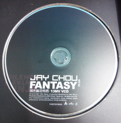Taiwan Jay Chou Fantasy Plus EP CD+13 MV VCD 2001 Singapore/Malaysia Only FCB970