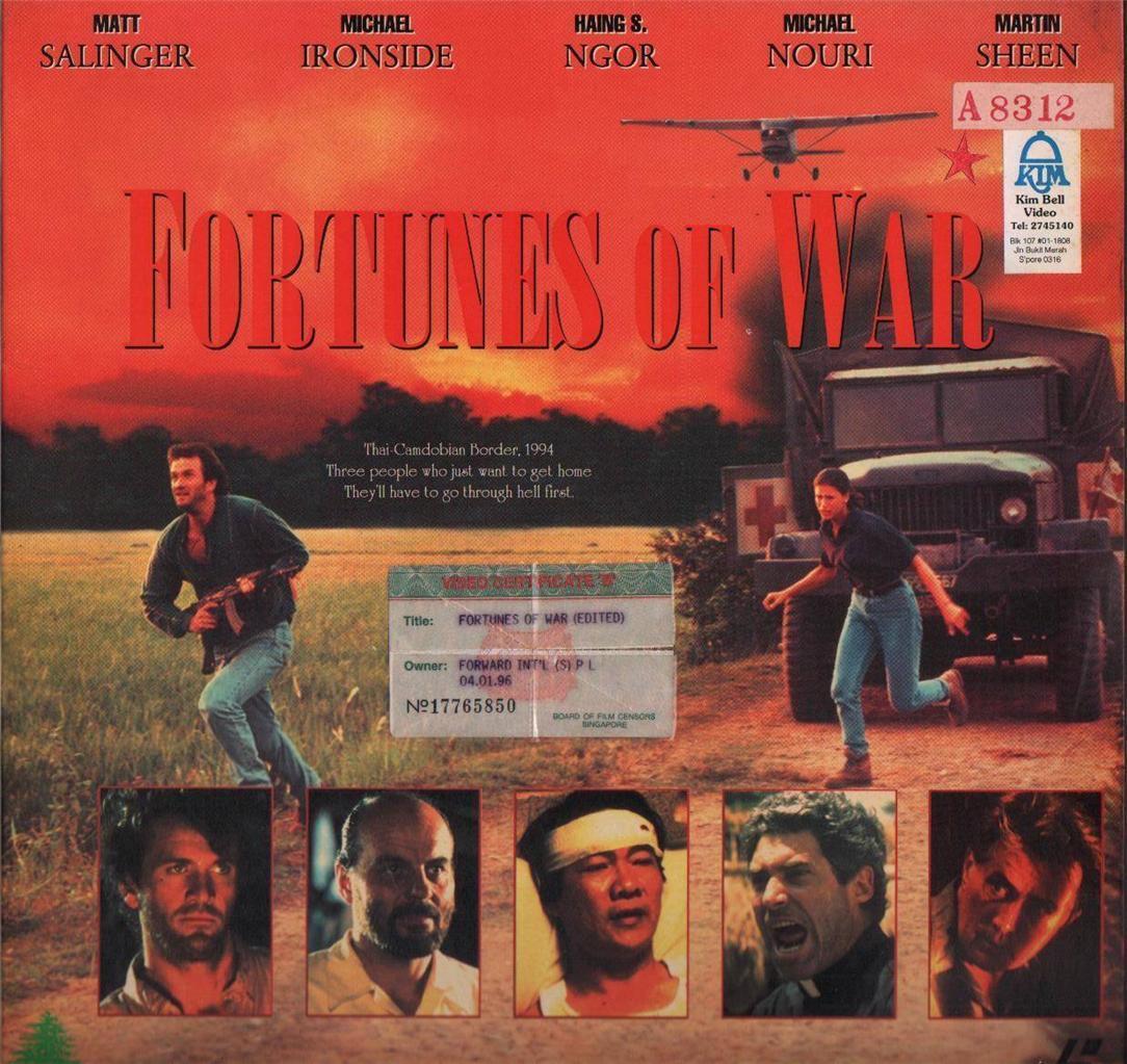 Movie Fortunes of War Matt Salinger 1993 Mega Rare Singapore LD Laserdisc LD891