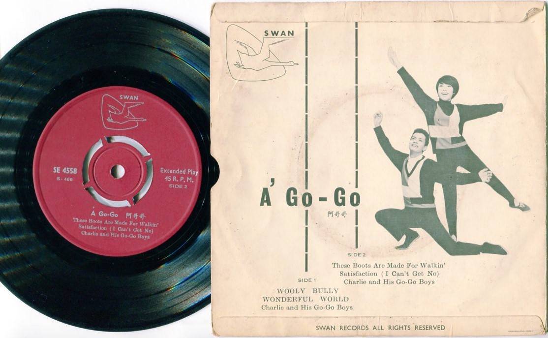 Singapore Band Charlie & His Go-Go Boys A Go Go Dance Music Chinese EP CEP2693