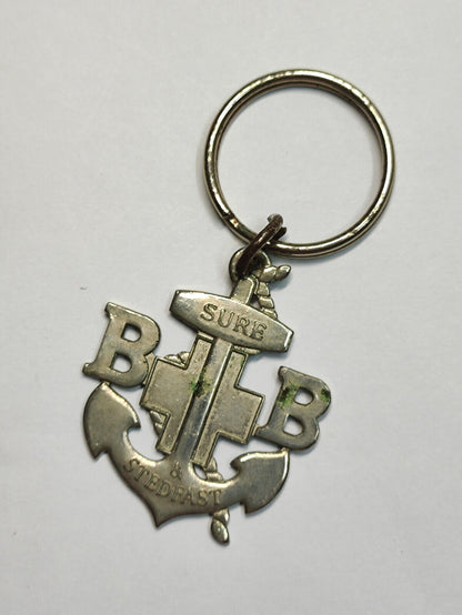 AMM68 VINTAGE KEYCHAIN KEYRING SINGAPORE THE BOY'S BRIGADE (JF111)