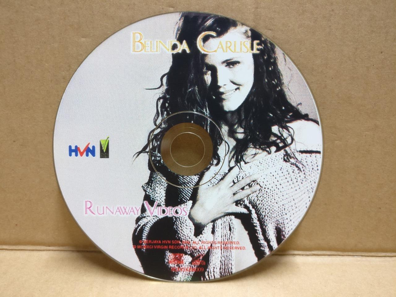 Belinda Carlise Runaway Videos Mega Rare Malaysia English Video CD VCD FCS9568