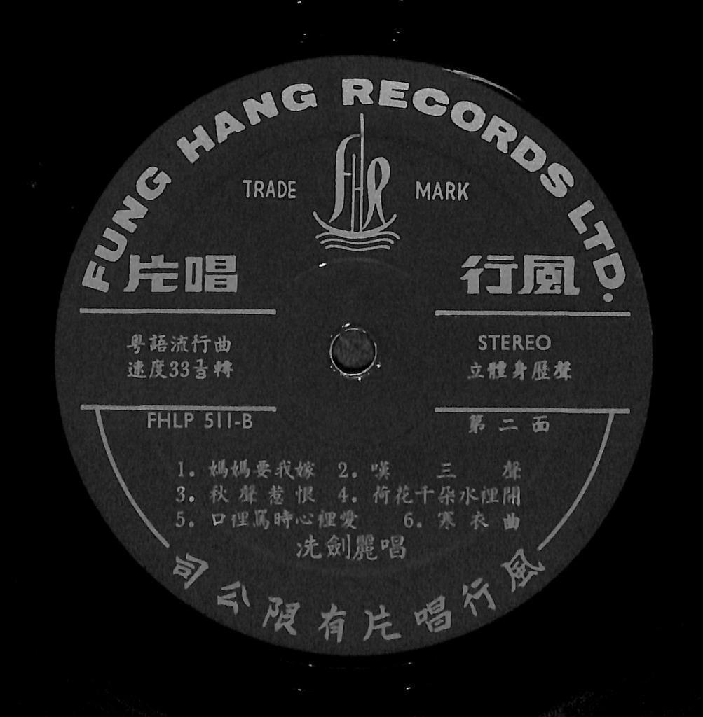 Hong Kong Sim Kim Lai 沈劍麗 沈剑丽 郎是春风吹花开 Retro Cover Cantonese Chinese LP CLP5533