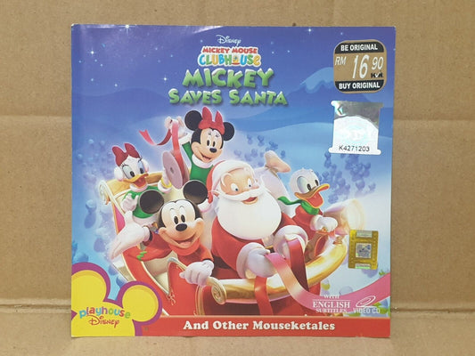 Disney Cartoon Mickey Saves Santa Malaysia English Video CD 2x VCD (FCS10202)
