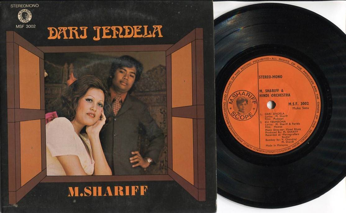 Mega Rare Malay M.Shariff & Hindi Orchestra Dari Jendela Malaysia 7" EP MEP435