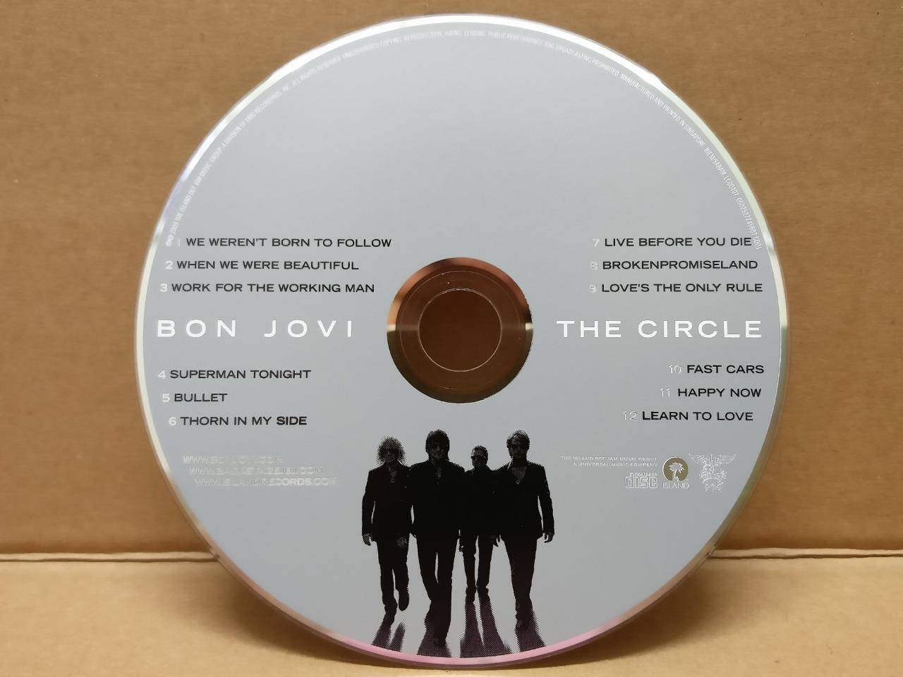 Mega Rare Bon Jovi The Circle W/ Expired Lucky Draw Ticket Singapore CD FCS8523
