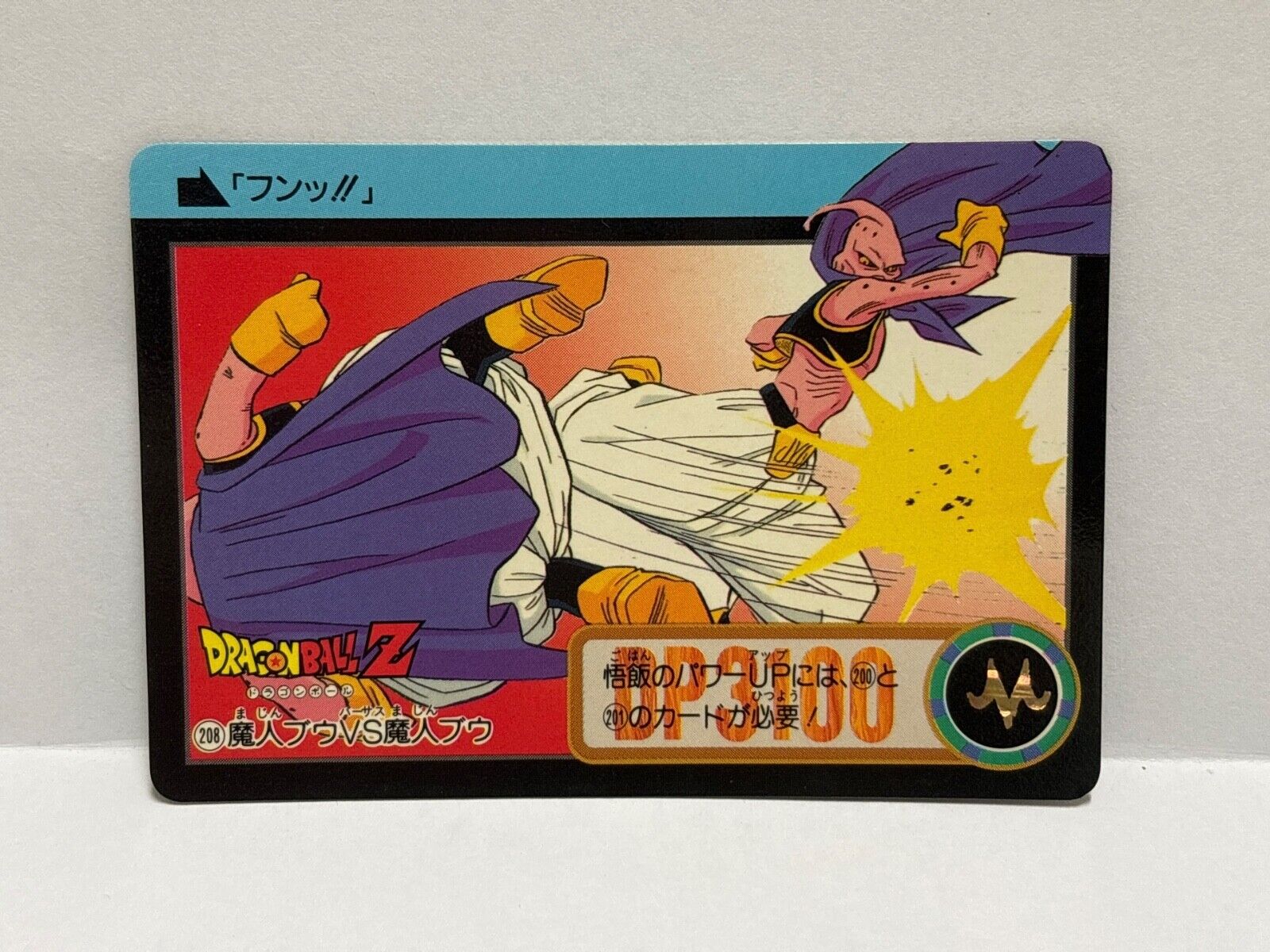 Dragon Ball Z Cards (208)  Carddass Card Bandai  (ZZ329)