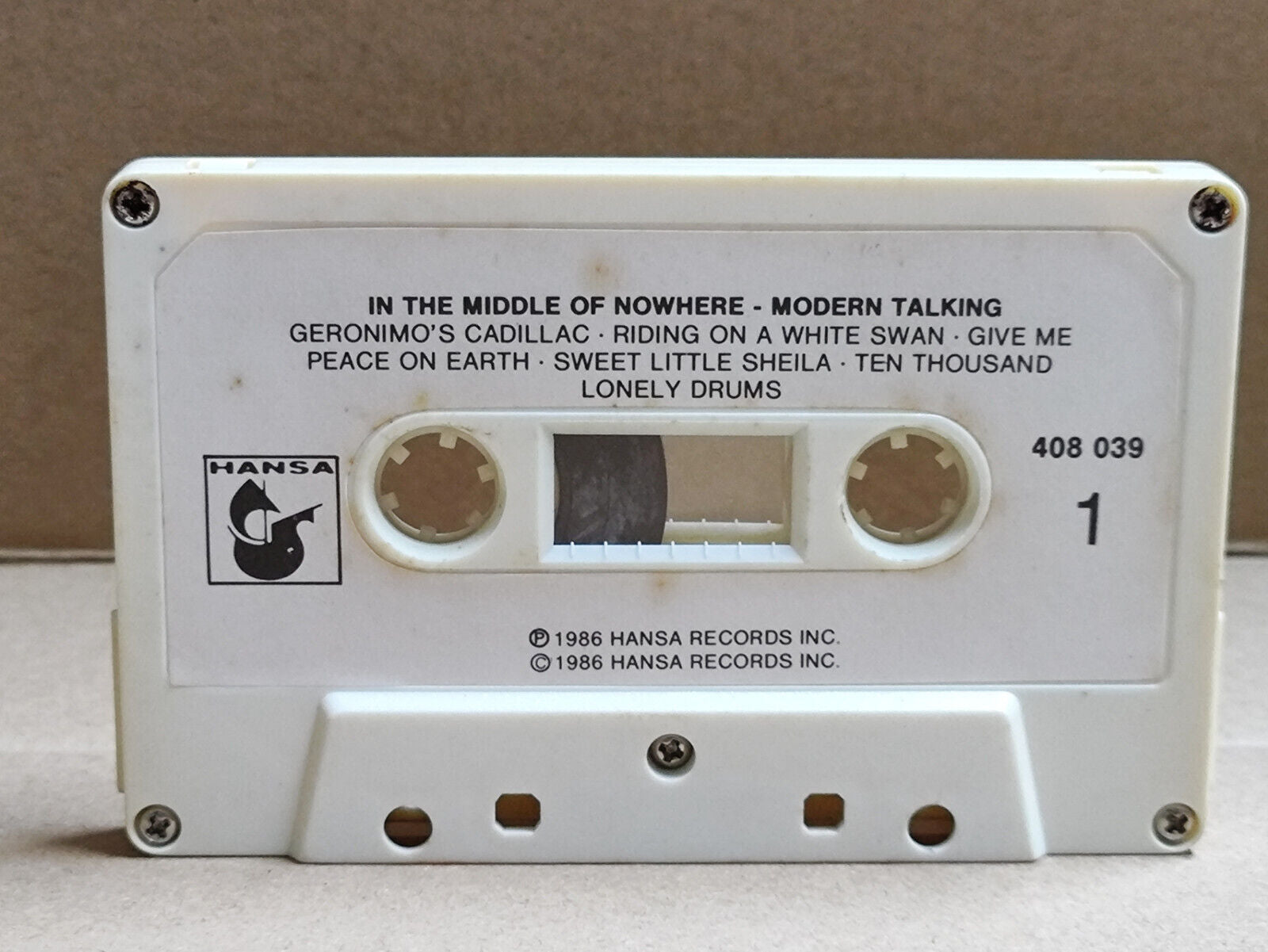 AMM68 MODERN TALKING IN THE MIDDLE OF NOWHERE 1986 SINGAPORE CASSETTE (CS2273)
