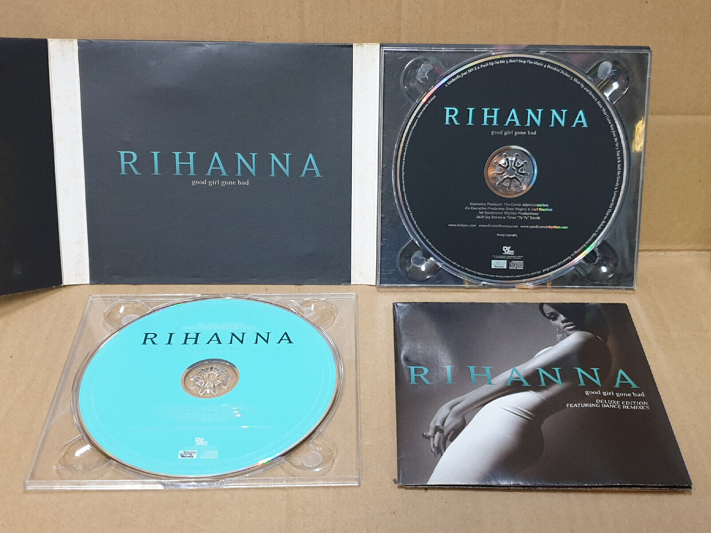 Rihanna Good Girl Gone Bad English Singapore 2x CD (FCB2527)