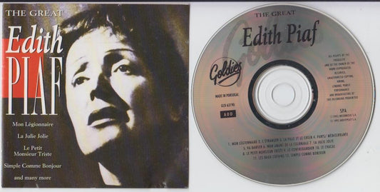 The Great Edith Piaf 1995 Portugal CD FCS2761