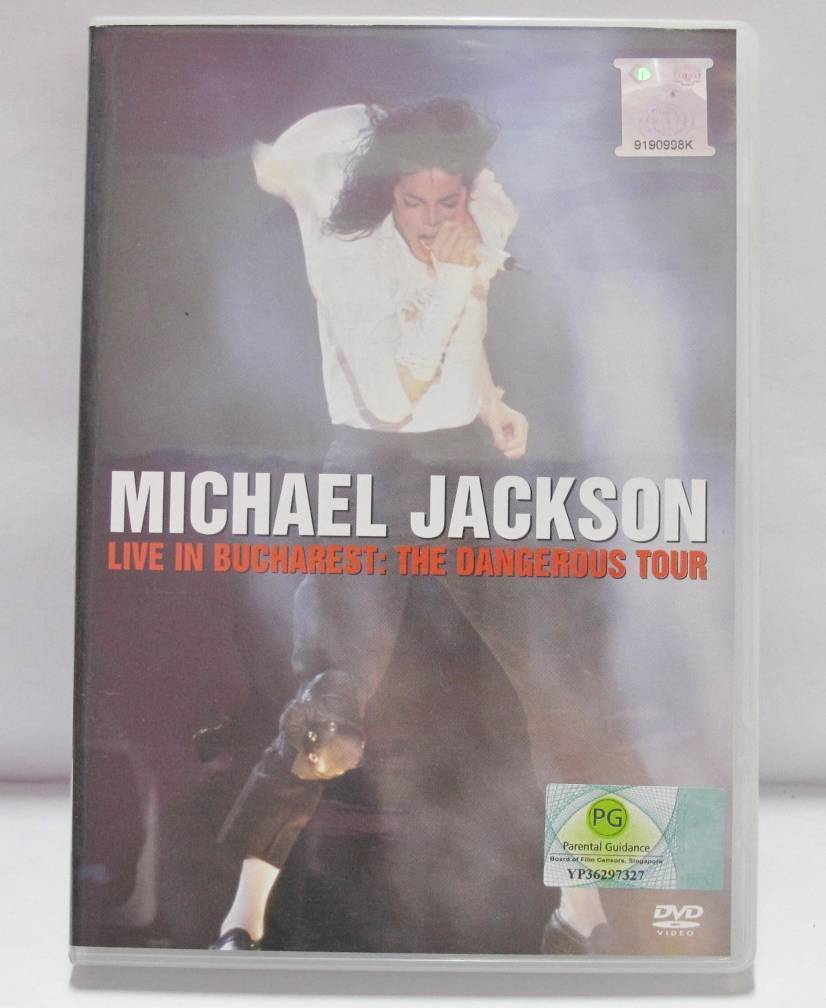 Michael Jackson Live In Bucharest Mega Rare Malaysia DVD FCB380