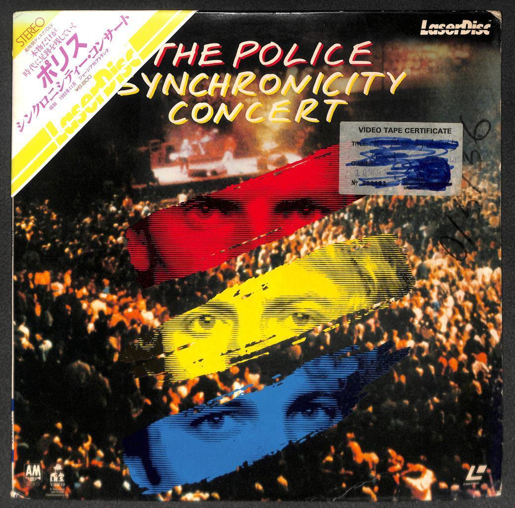 Mega Rare The Police Band Synchronicity Concert 1984 Japan LD Laserdisc LD1588