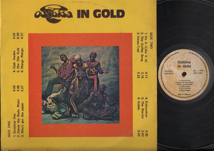 Osibisa Ghanaian Afro-Pop Band In Gold Rare Malaysia Label 12" LP ELP1776