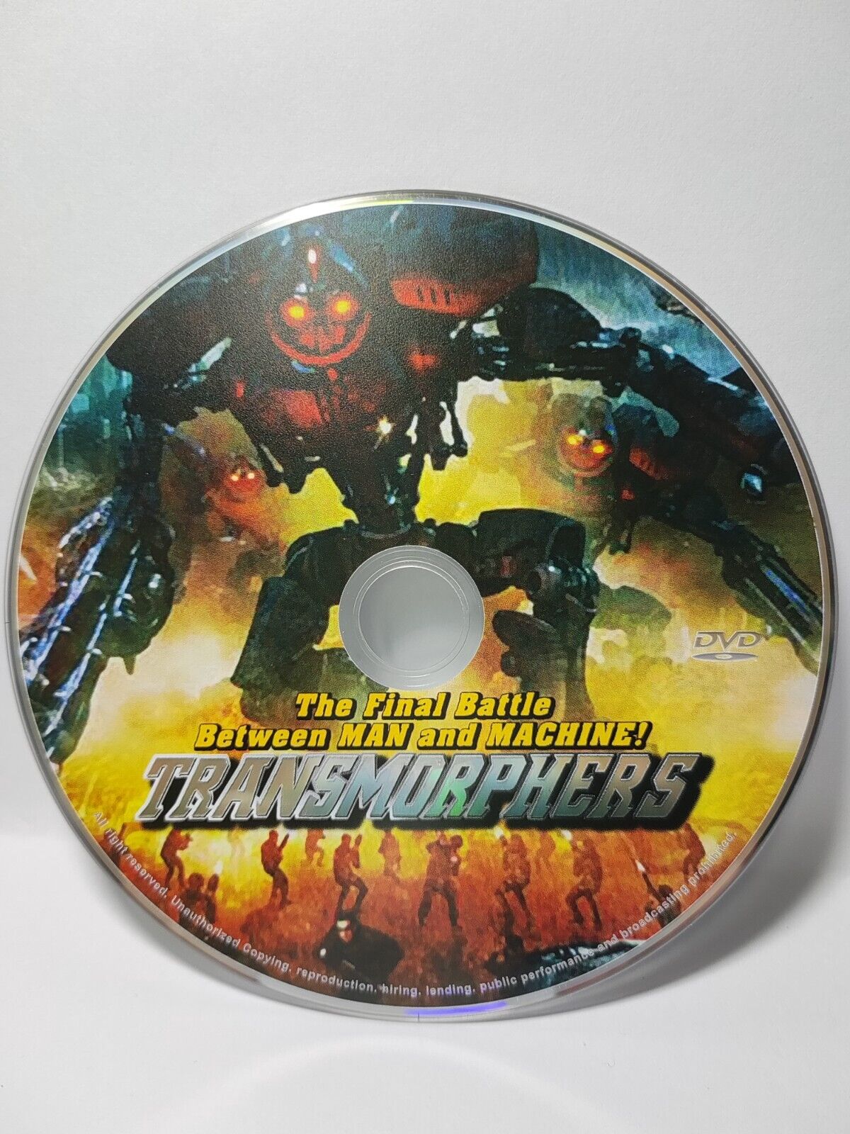 Transmorphers Movie - DVD Disc Only NO Case & Art Work Cover (SD098)