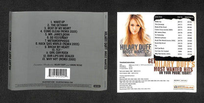 Mega Rare Hilary Duff Most Wanted 2005 Singapore Promo Only CD FCS7926