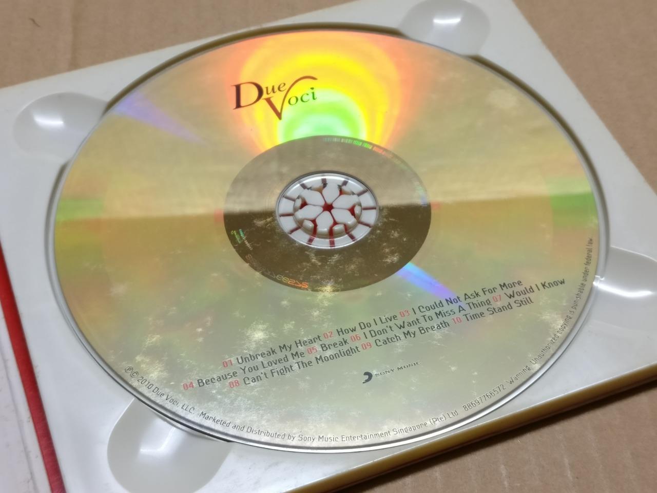 Due Voci Kelly and Tyler 2010 Rare Gold Ring Singapore Gold CD FCB2061