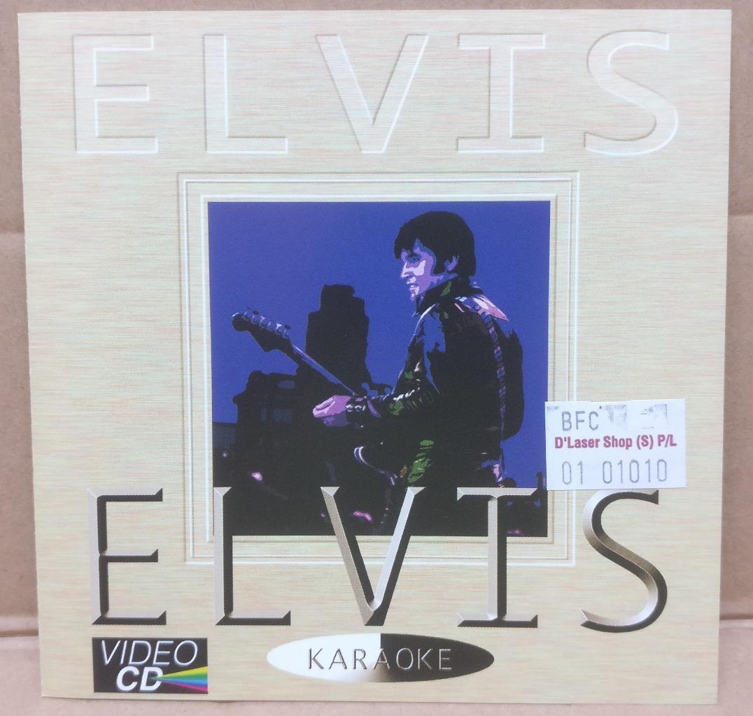 Mega Rare Elvis Presley On Cover Only Taiwan Karaoke English Video VCD FCS9322