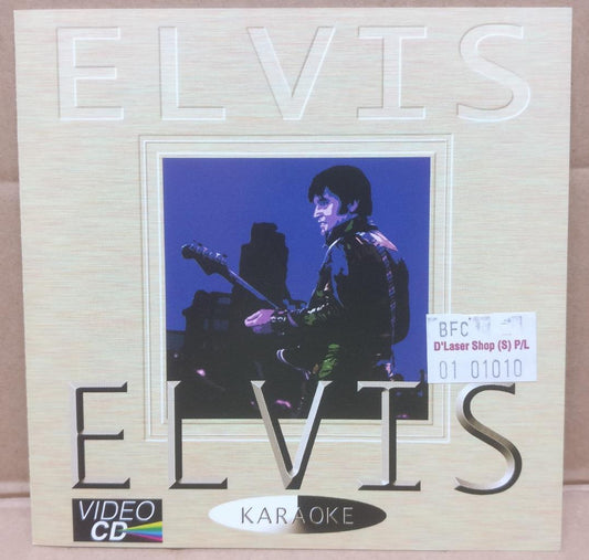 Mega Rare Elvis Presley On Cover Only Taiwan Karaoke English Video VCD FCS9322