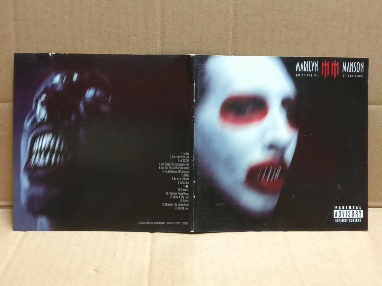 AMM Marilyn Manson Golden Age of Grotesque 2003 EU English CD FCS10091 (No Case)